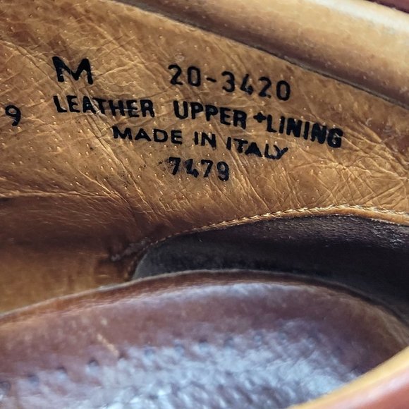 Johnston & Murphy Red Pebble Leather Chukka Boots Men's Brown 20-3420 US Size 9M - Picture 8 of 8